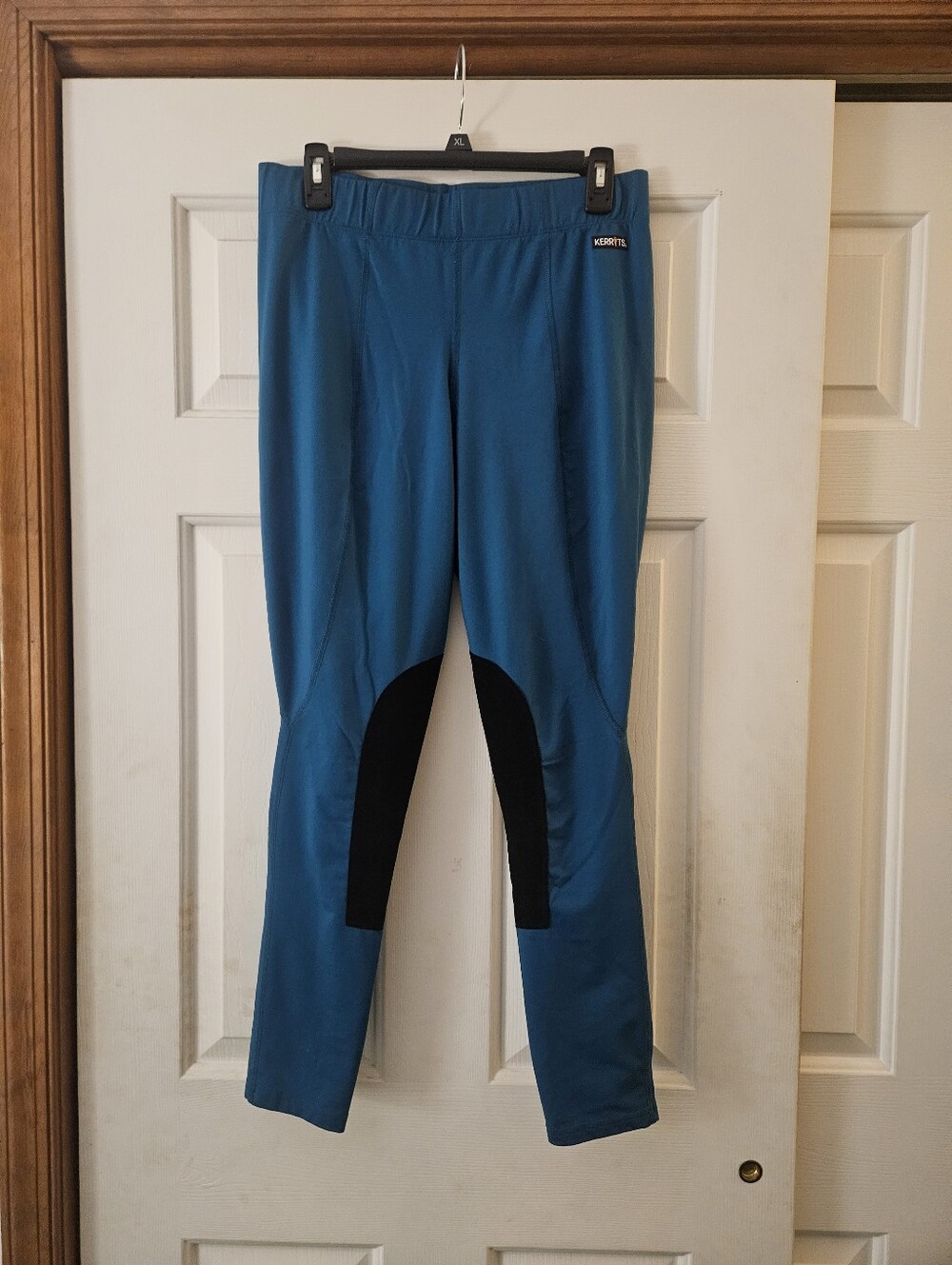 Kerrits Dark Teal Knee Patch Tights XL
